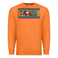 Carrot love texas sunflowers cactus cowhide license plate Premium Sweatshirt - Artiststas