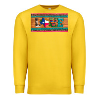 Lemon love texas sunflowers cactus cowhide license plate Premium Sweatshirt - Artiststas