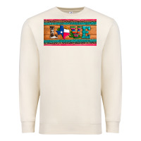 Sandshell love texas sunflowers cactus cowhide license plate Premium Sweatshirt - Artiststas