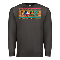 Smoke love texas sunflowers cactus cowhide license plate Premium Sweatshirt - Artiststas