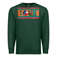 Sports Green love texas sunflowers cactus cowhide license plate Premium Sweatshirt - Artiststas