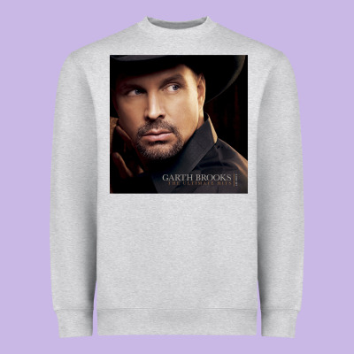 Garth Brooks The Ultimate Hits Heavyweight Sweatshirt Designed By Artmosaic
