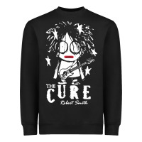 Black Limited Edition The-Cure-Robert-Smith Heavyweight Sweatshirt - ArtMosaic