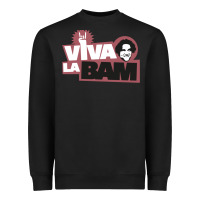 Black viva la bam Heavyweight Sweatshirt - ArtMosaic