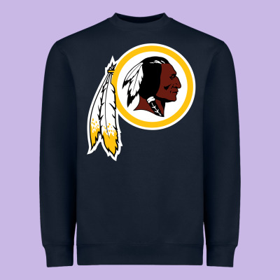 The Indian Red Skins Clasic Heavyweight Sweatshirt Designed By Artmosaic