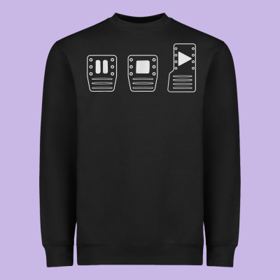 Save Manual Pedal Diagram Stick Shift Car Lover T Shirt Heavyweight Sweatshirt Designed By Artmosaic