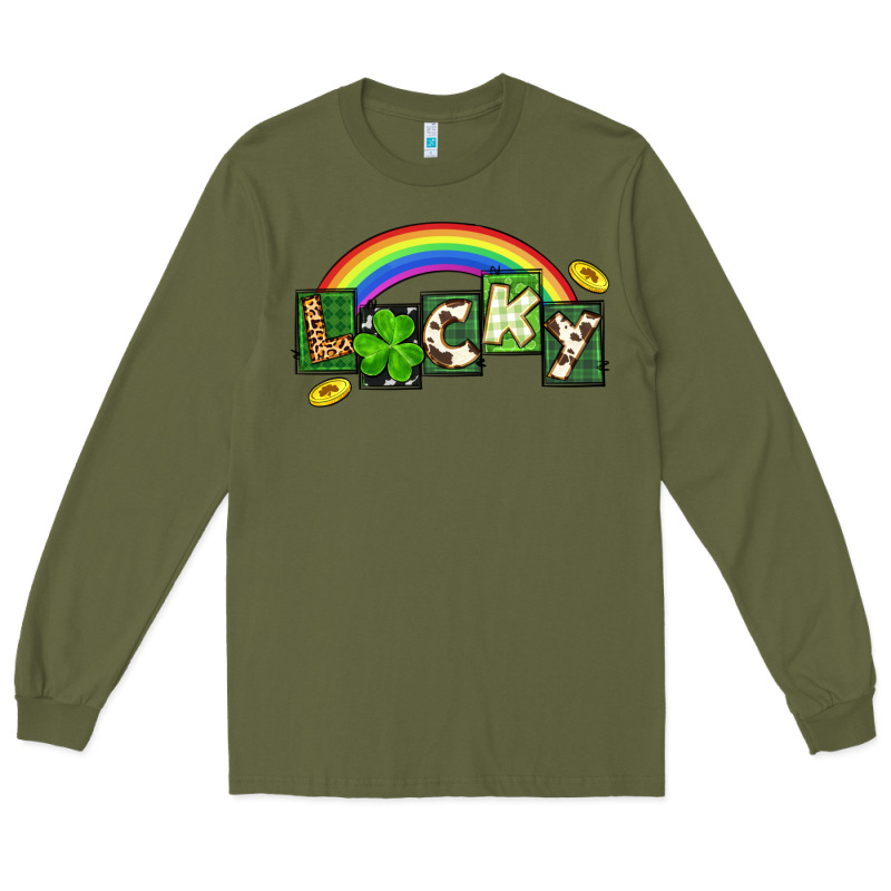 Lucky St. Patrick's Day Long Sleeve Tee by CowGirlArtShop | Teevron