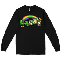 Black Lucky St. Patrick's Day Long Sleeve Tee - CowGirlArtShop