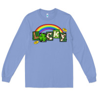 Colony Blue Lucky St. Patrick's Day Long Sleeve Tee - CowGirlArtShop