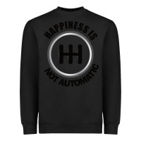Black Happiness is Not Automatic..Save the manuals.. 3 Pedals Cars Lovers gi Heavyweight Sweatshirt - ArtMosaic