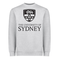 Heather Grey The University of Sydney Heavyweight Sweatshirt - ArtMosaic