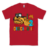 Red i'm 2 and digging it Classic Tee - Artiststas