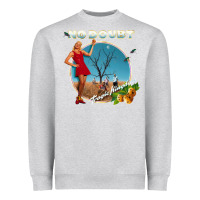 Heather Grey no doubt, rock Heavyweight Sweatshirt - ArtMosaic