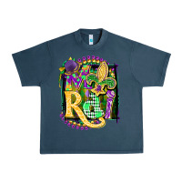 Midnight Navy mardi gras Urban Heavy Tee - CowGirlArtShop
