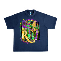 Navy mardi gras Urban Heavy Tee - CowGirlArtShop