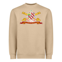Mushroom 8th field artillery w br   ribbon 8th field artillery w br ribbon Heavyweight Sweatshirt - ArtMosaic