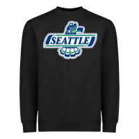 Black seattle thunderbirds, Heavyweight Sweatshirt - ArtMosaic