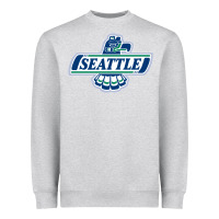 Heather Grey seattle thunderbirds, Heavyweight Sweatshirt - ArtMosaic