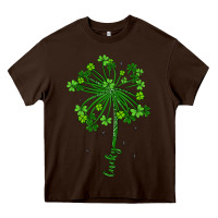 Chocolate Brown lucky st patrick s day Heavy Core Tee - Artiststas