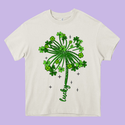 Lucky St Patrick S Day Heavy Core Tee Designed By Artiststas