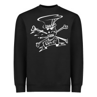 Black slash Heavyweight Sweatshirt - ArtMosaic