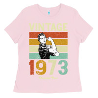 Bubblegum Pink Vintage 1973 Orginial Parts Ladies Tee - Bettercallsaul