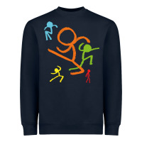 Navy alan becker gaming gift Heavyweight Sweatshirt - ArtMosaic