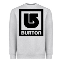 Heather Grey burton Heavyweight Sweatshirt - ArtMosaic