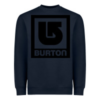 Navy burton Heavyweight Sweatshirt - ArtMosaic