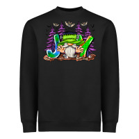 Black Joy Halloween Gnome Heavyweight Sweatshirt - CowhideDigitalArt