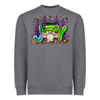 Storm Joy Halloween Gnome Heavyweight Sweatshirt - CowhideDigitalArt