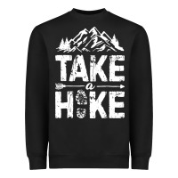Black take hike Heavyweight Sweatshirt - ArtMosaic
