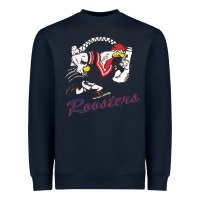 Navy roosters-sydney city Classic Heavyweight Sweatshirt - ArtMosaic