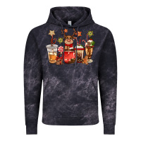 Cloud Black christmas reindeer coffee Vintage Hoodie - CowGirlArtShop