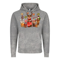 Cloud Rock christmas reindeer coffee Vintage Hoodie - CowGirlArtShop