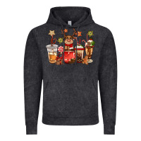 Vintage Black christmas reindeer coffee Vintage Hoodie - CowGirlArtShop