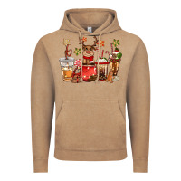 Vintage Coffee christmas reindeer coffee Vintage Hoodie - CowGirlArtShop