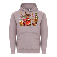 Vintage Zinc christmas reindeer coffee Vintage Hoodie - CowGirlArtShop