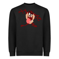 Black tasmanian devil cartoon character Heavyweight Sweatshirt - ArtMosaic