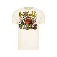 Vintage Arctic Football vibes yellow and green team color Vintage Tee - HowdyJamesFarm