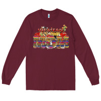 Burgundy Mexican mom mother's day Long Sleeve Tee - HowdyJamesFarm
