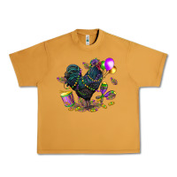 Peanut Butter mardi gras chicken Urban Heavy Tee - CowGirlArtShop