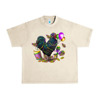 Sandshell mardi gras chicken Urban Heavy Tee - CowGirlArtShop