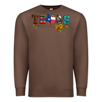 Chestnut texas with arrow and sunflowers Premium Sweatshirt - Artiststas