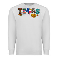 Dove Grey texas with arrow and sunflowers Premium Sweatshirt - Artiststas
