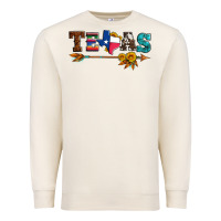Sandshell texas with arrow and sunflowers Premium Sweatshirt - Artiststas