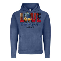 Vintage Denim love came down luke 2 11 Vintage Hoodie - CowGirlArtShop