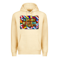 Pina Colada hispanic heritage flags Premium Hoodie - BundleAndBundleShop