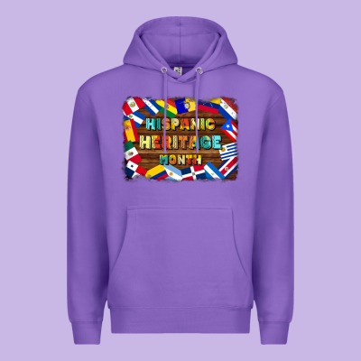 Hispanic Heritage Flags Premium Hoodie Designed By Bundleandbundleshop