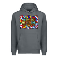 Rock hispanic heritage flags Premium Hoodie - BundleAndBundleShop